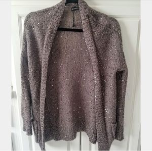 Knitted sequins sweater